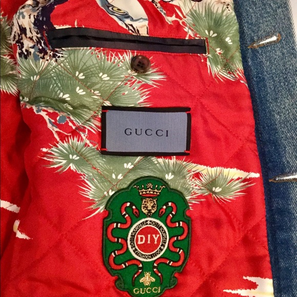 Gucci L’aveugle Denim Jacket - Picture 5 of 8